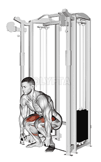 Cable Deadlift demonstration