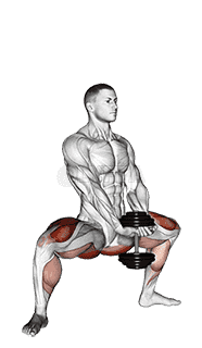 Dumbbell Plyo Squat demonstration