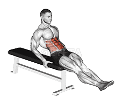 Seated Leg Raise demonstration