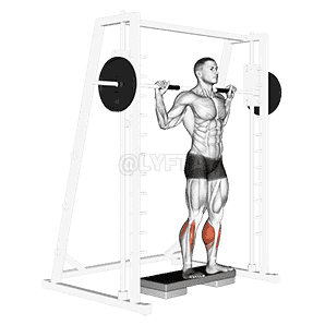 Smith Reverse Calf Raises demonstration