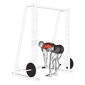 Smith Reverse Grip Bent Over Row demonstration