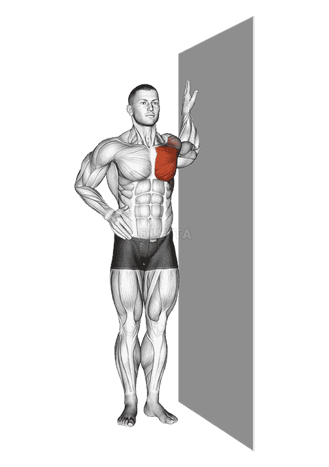 Bent Arm Chest Stretch demonstration