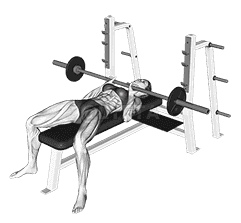 Barbell Close Grip Bench Press demonstration