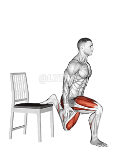 Bulgarian Split Squat with Chair demonstration