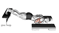 Incline Push Up Depth Jump exercise demonstration for Chest, Body weight