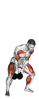 Kettlebell Double Snatch exercise demonstration for Shoulders, Kettlebell