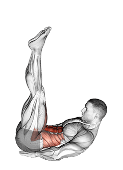 Pulse-up exercise demonstration for Waist, Body weight