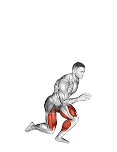 Single Leg Vertical Jump exercise demonstration for Plyometrics, Body weight