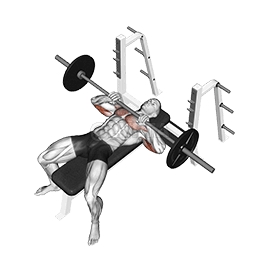 Lying Close-grip Press demonstration