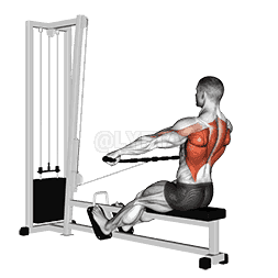 Seated Wide-grip Row demonstration