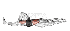 Flexion Leg Sit up demonstration