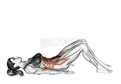 Hip Crunch demonstration
