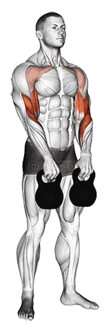 Kettlebell Alternating Hang Clean demonstration