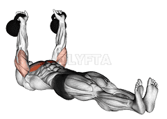Kettlebell Alternating Press on Floor demonstration