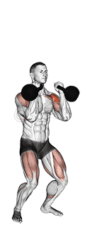 Kettlebell Double Push Press demonstration
