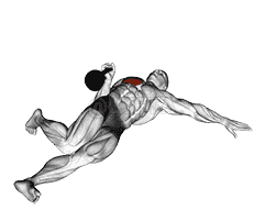 Kettlebell Extended Range One Arm Press on Floor demonstration