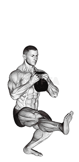 Kettlebell Pistol Squat demonstration