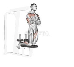 Self assisted Inverse Leg Curl demonstration