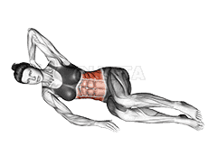 Side Sit-up demonstration
