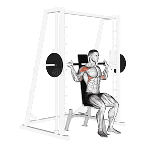 Smith Behind Neck Press demonstration