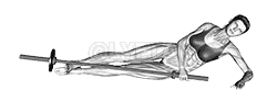 Weighted Lying Hip Abduction demonstration