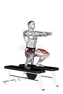 Weighted Squat demonstration