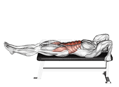 Lying leg-hip raise demonstration