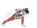 Revolved Side Angle Pose Parivrtta Parsvakonasana demonstration