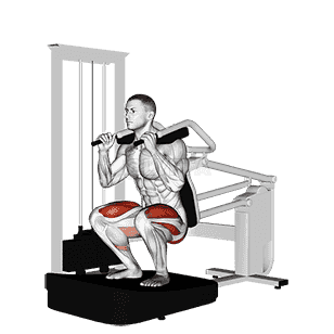 Lever Full Squat demonstration