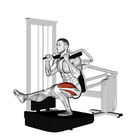 Lever Pistol Squat demonstration