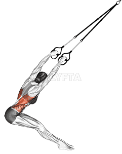 Suspension Lat Stretch demonstration