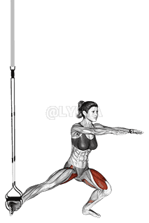 Suspension Abduction Lunge demonstration
