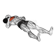Kettlebell One Arm Floor Press demonstration