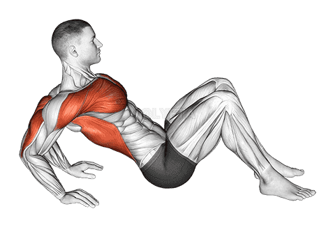 Triceps Dip Stretch demonstration