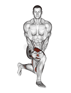 Crossover Reverse Lunge demonstration