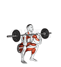 Barbell Hang Clean Below the Knees demonstration