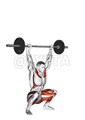 Barbell Snatch demonstration