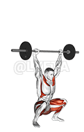 Barbell Snatch Balance demonstration