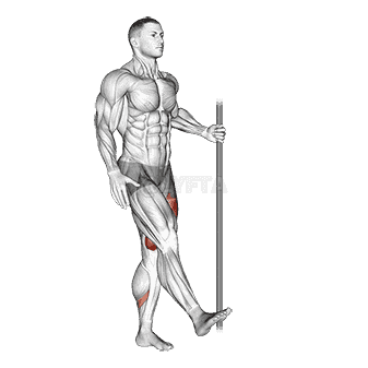 Single Leg Squat with Support demonstration