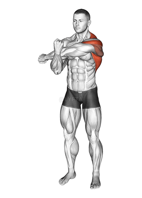 Across Chest Shoulder Stretch demonstration
