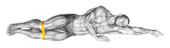 Resistance Band Clam demonstration