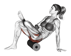Roll Recumbent Hip External Rotator and Hip Extensor Stretch demonstration
