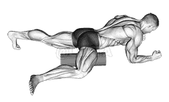 Roll Hip Stretch demonstration