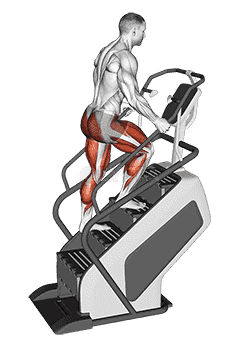 Walking on Stepmill demonstration