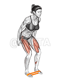Resistance Band Lateral Walk demonstration