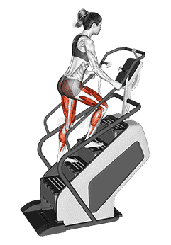 Walking on Stepmill demonstration