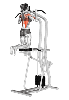 Assisted Pull up demonstration