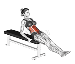 Seated Leg Raise demonstration