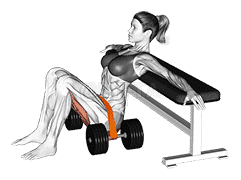 Resistance Band Hip Thrust demonstration