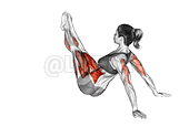 Hip Twist Supported Arms demonstration